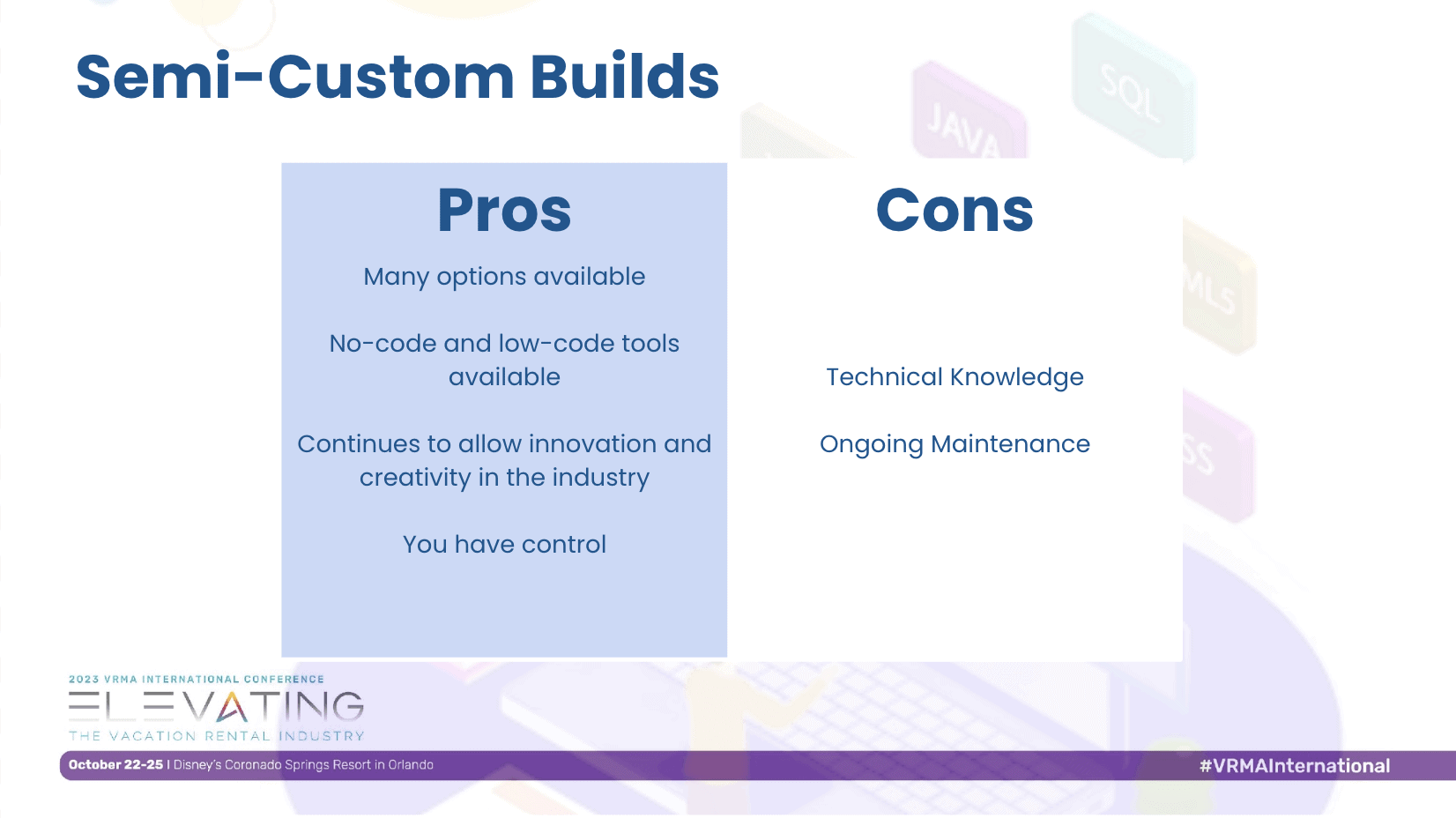 Fragmentation solution: semi-custom built