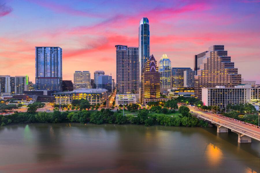 view of Austin, Texas Skyline