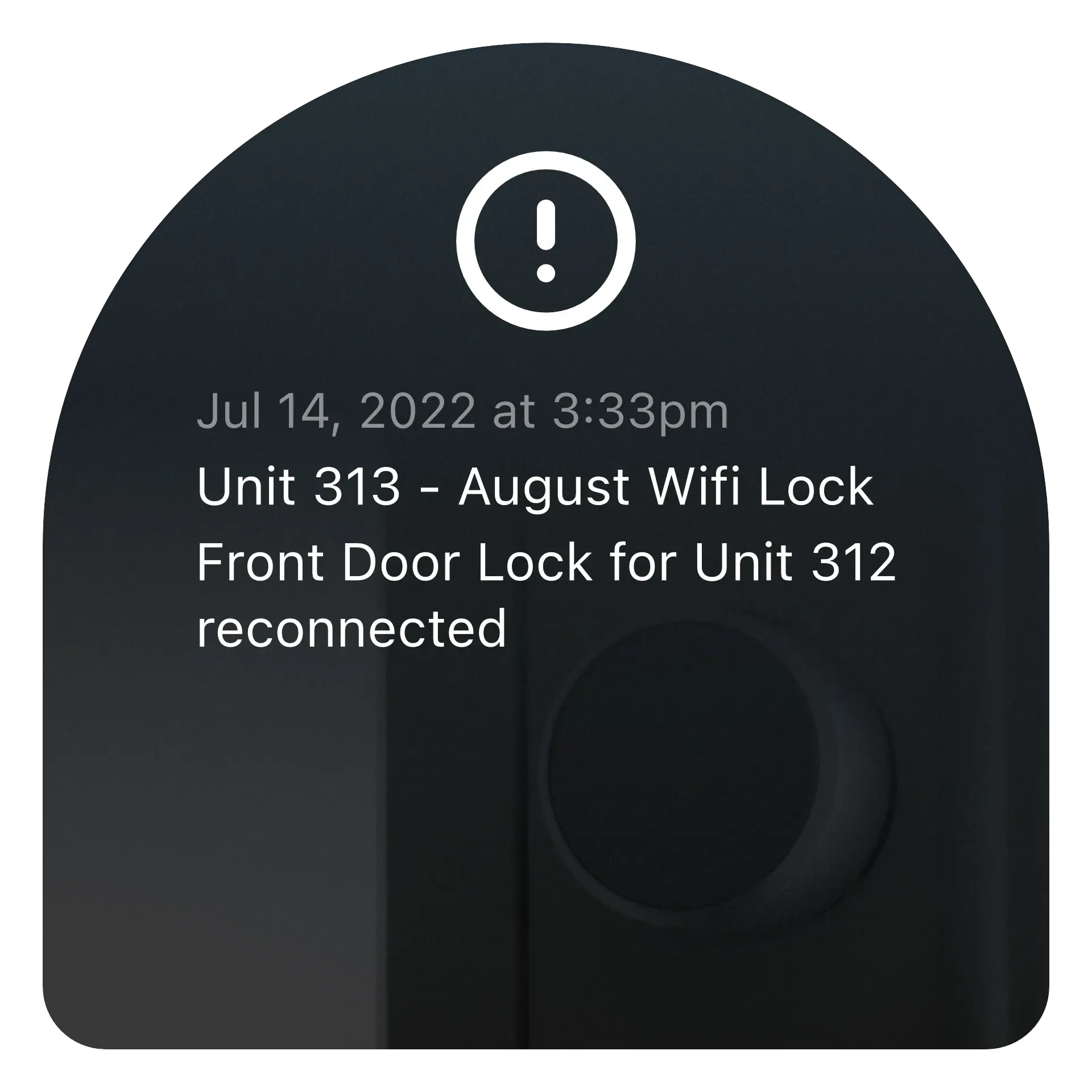 Smart Locks Receive Alerts